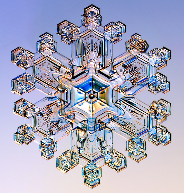 crystal looking snowflake